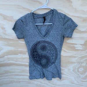 yin-yang mandala t-shirt